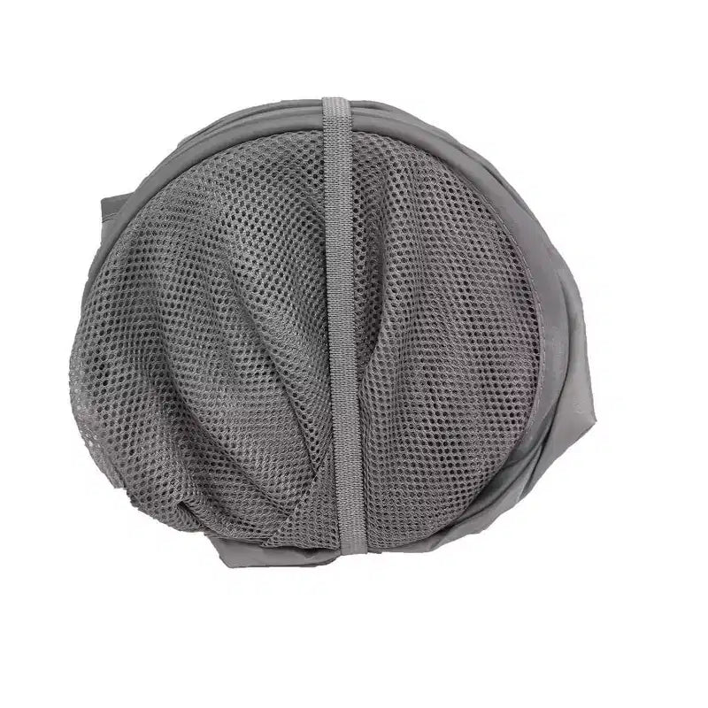 Panier à linge en maille pliable escamotable — Forme cubique, double poignée, léger