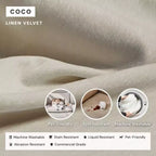 Canapé Modulable Lavable 4 Places — Assise en Mousse à Mémoire de Forme, Coussin Contour, Adapté aux Animaux