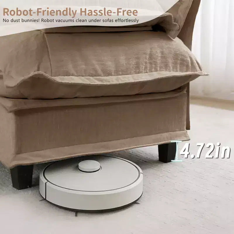 Canapé modulaire sectionnel en forme de U en chenille Havenridge 138" avec pouf — 6 pièces, 6 places