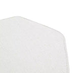 Pouf hexagonal Rosaria Chenille — Structure en bois, polyester, mousse de polyuréthane