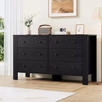 COZONY 50 6 Drawer Dresser for Bedroom, Modern Wood Chest of Drawers with Deep Storage for Living Room & Entryway
