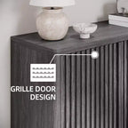 Banc à chaussures de 80 cm avec porte nervurée — Rangement à 5 niveaux, entrée, style moderne