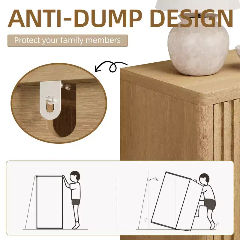 Banc à chaussures de 80 cm avec porte nervurée — Rangement à 5 niveaux, entrée, style moderne