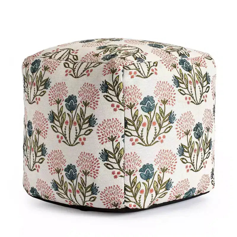 Pouf Gordes intérieur/extérieur — Rembourrage 100 % polypropylène, housse en polyester, commerce équitable