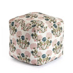 Pouf Gordes intérieur/extérieur — Rembourrage 100 % polypropylène, housse en polyester, commerce équitable