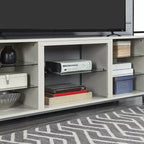 Meuble TV Brighton pour téléviseurs jusqu'à 56" — Gestion des câbles, étagère fixe, MDF